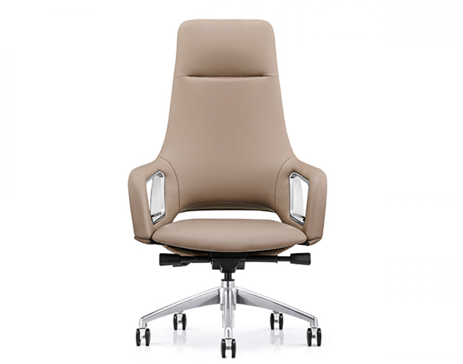 泉琪家具 Office furniture Product 《Light brown high-back luxury office chair》【图1】