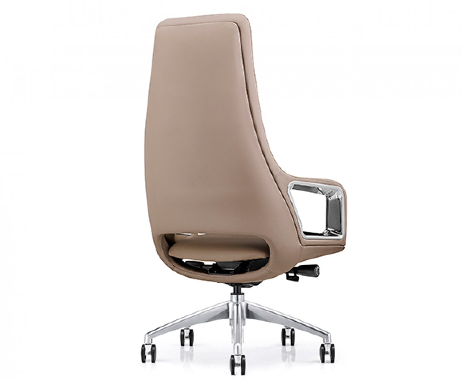 泉琪家具 Office furniture Product 《Light brown high-back luxury office chair》【图2】