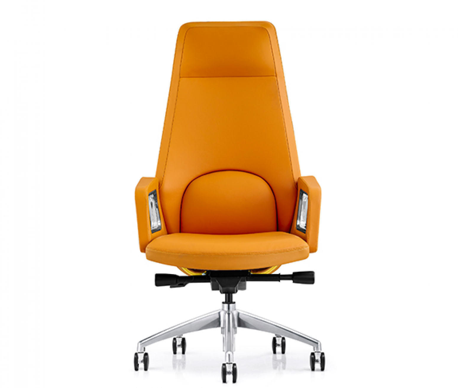 泉琪家具 Office furniture product 《Bright orange vitality light luxury office chair》