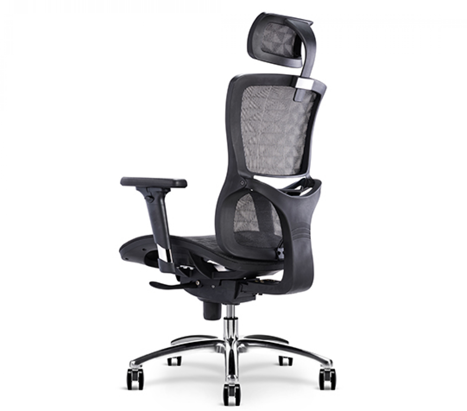 泉琪家具 Office furniture Product 《Black fully transparent net office chair》【图2】