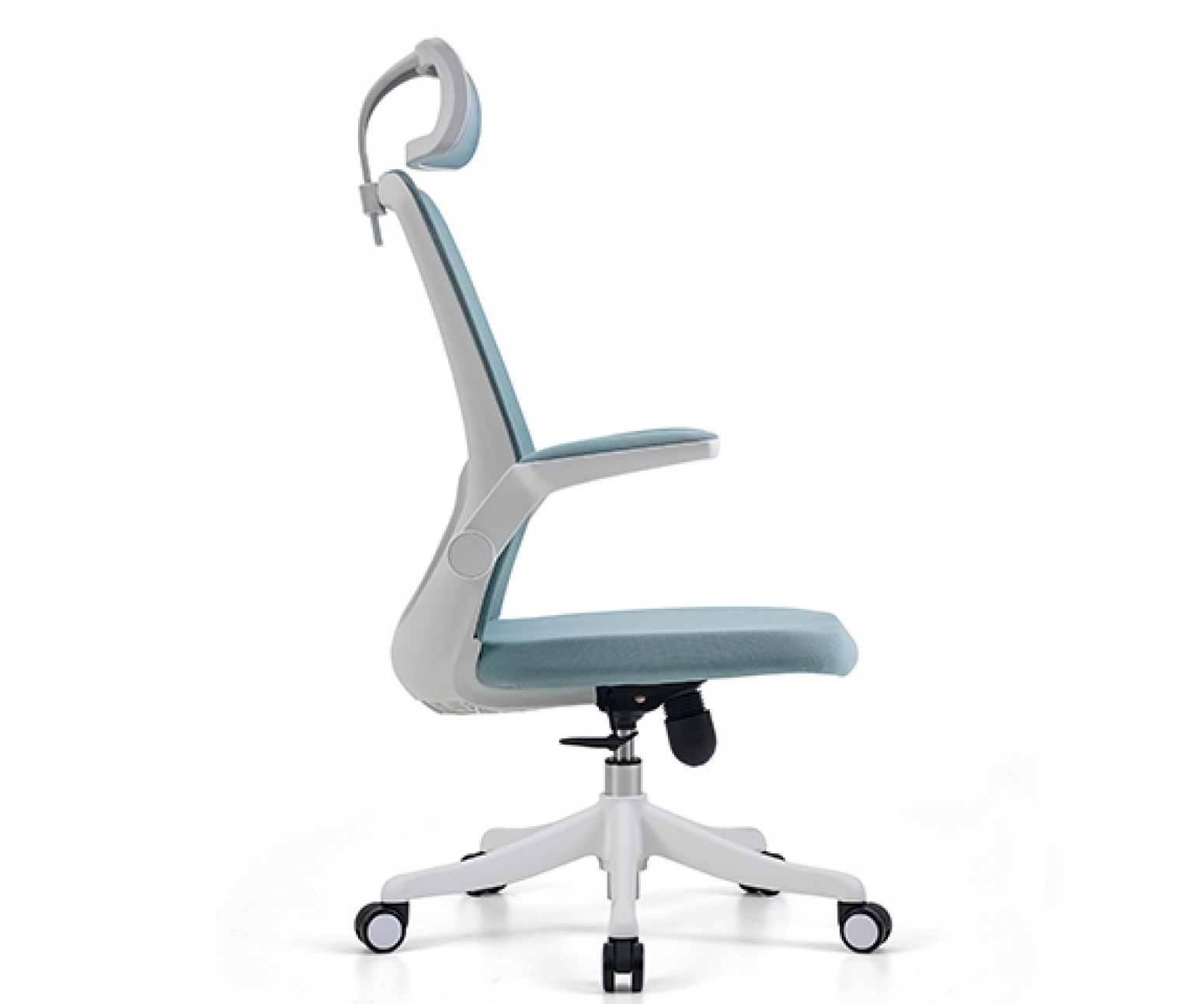 泉琪家具 Office furniture Product 《Light blue transparent mesh fresh office chair》【图0】