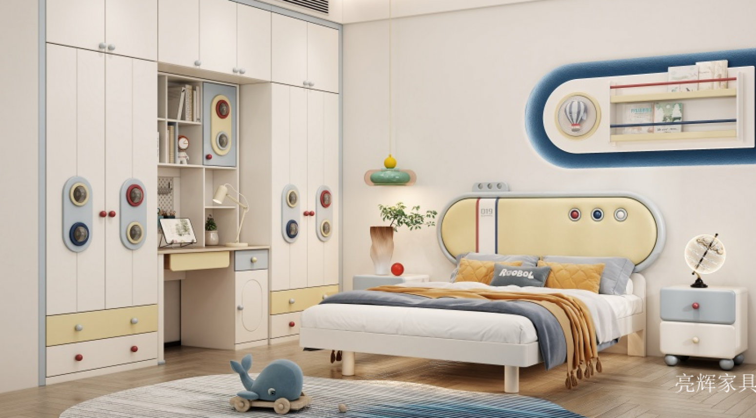 亮辉家具 Children's furniture Product 《Submarine party children's bed》【图0】