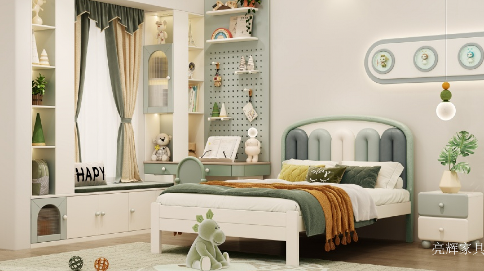 亮辉家具 Children's furniture product 《Senyu Children's bed》