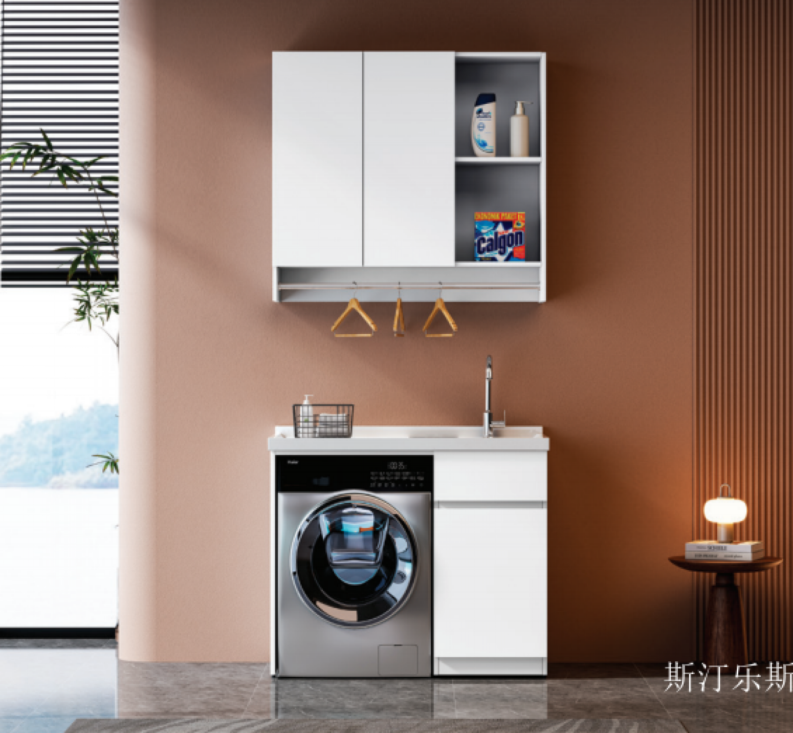 斯汀乐斯 Bathroom furniture product 《Simple wash storage one balcony cabinet》