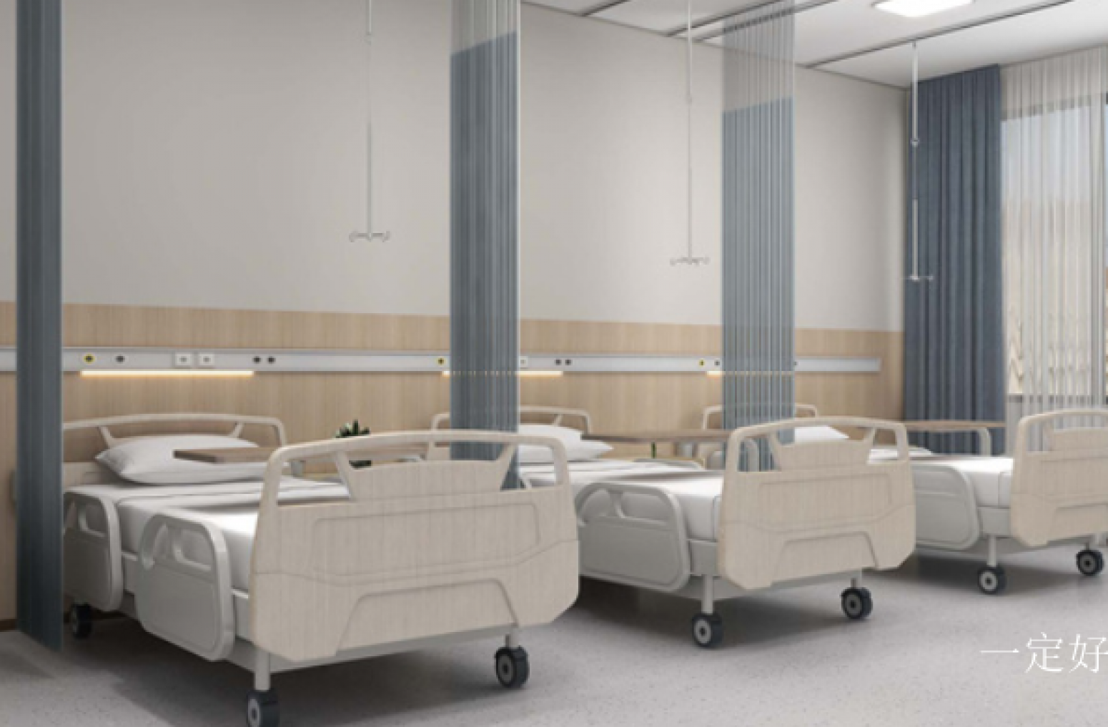 一定好 Medical furniture Product 《Multi-room light bed with wheel ward》【图0】