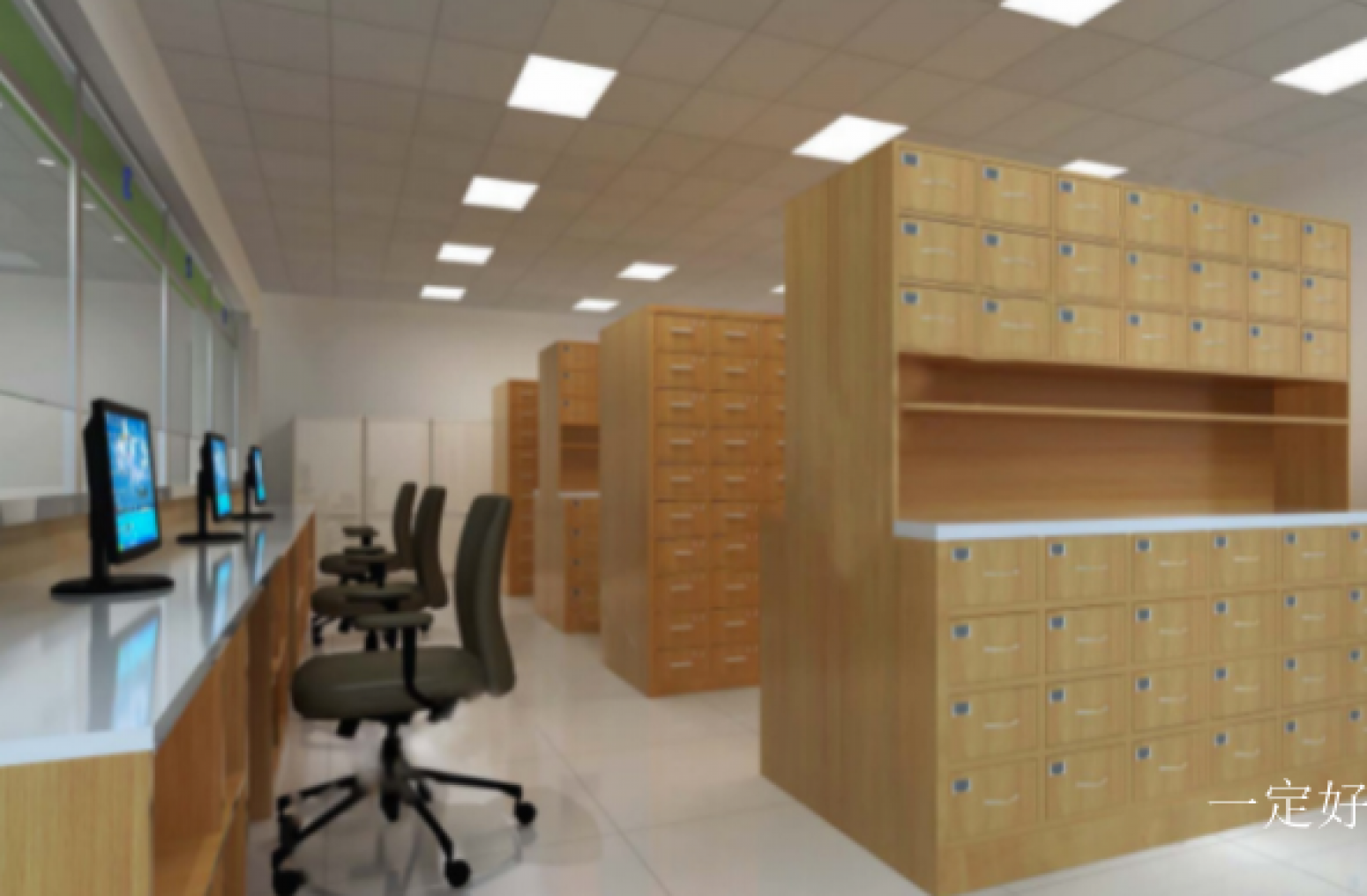 一定好 Medical furniture Product 《Log multi-drawer medicine cabinet》【图0】