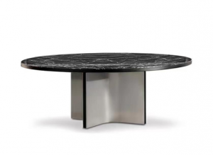 图恩家具Home Furniture《Black marble light luxury dining table》