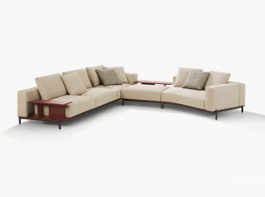 图恩家具 Home Furniture product 《A simple sofa with a light rice wooden table》议价