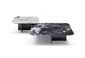 图恩家具 Home Furniture product 《Black and white marble light luxury coffee table》议价