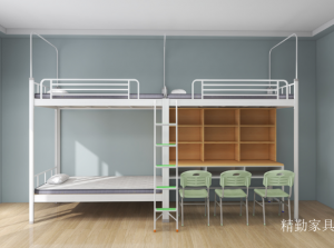 精勤家具 Office furniture product 《White light wood double three flat bed》议价