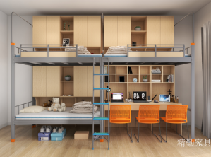 精勤家具Office furniture《Shallow wood ash box three flat bed》