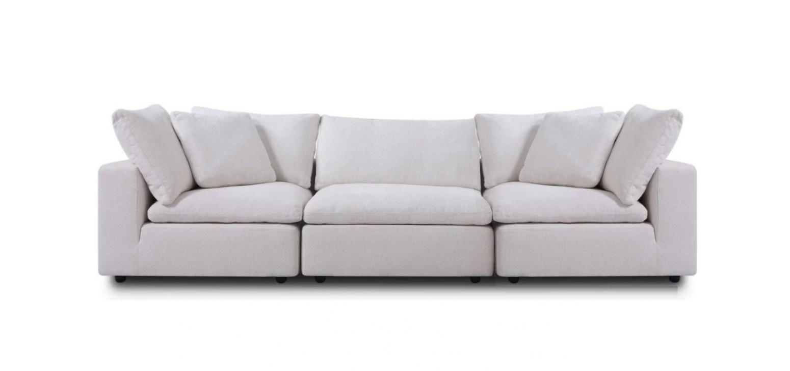 鹤铭家具 Home Furniture Product 《Simple fabric upholstered sofa》【图0】