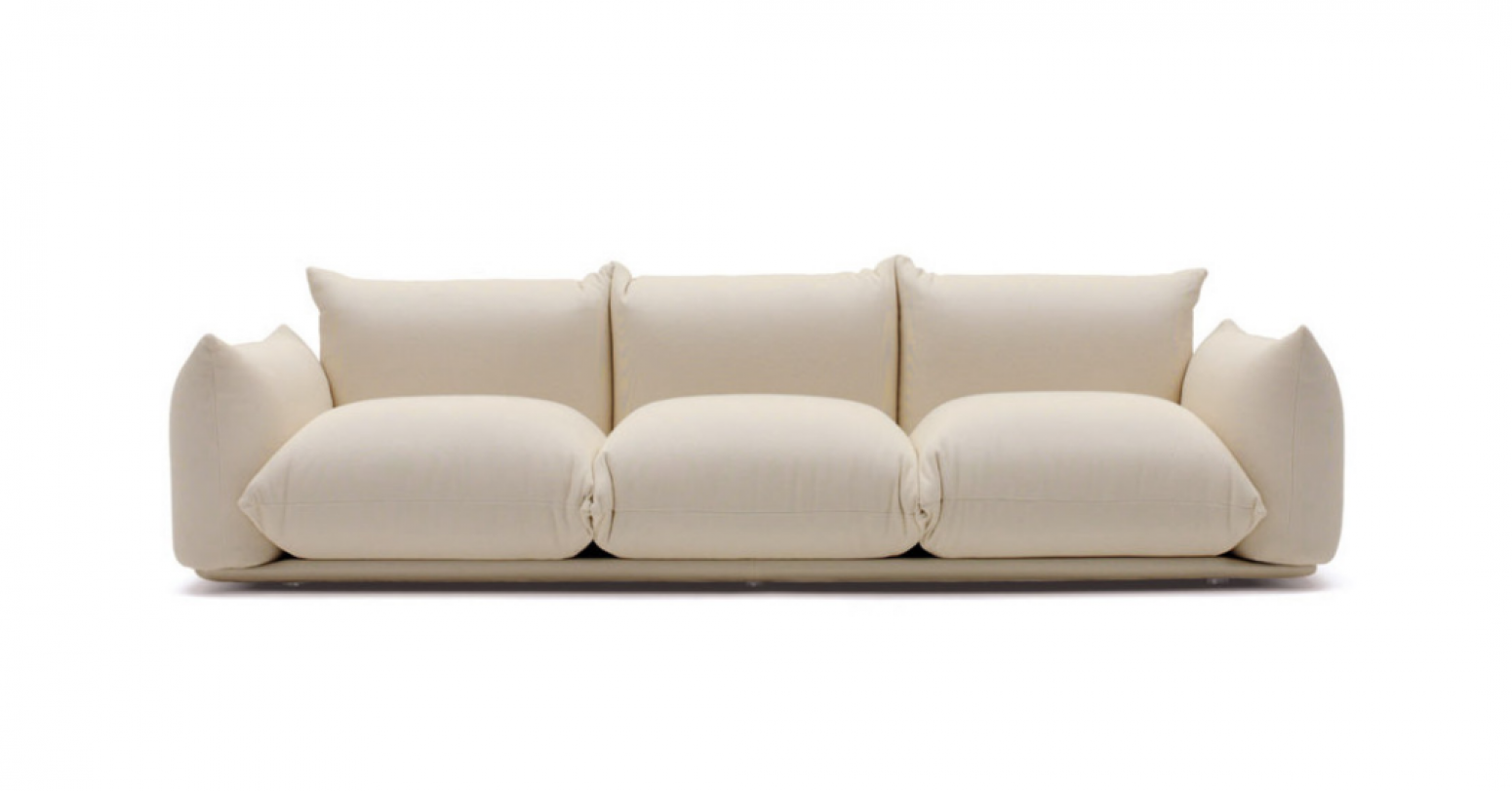鹤铭家具 Home Furniture product 《White upholstered sofa》