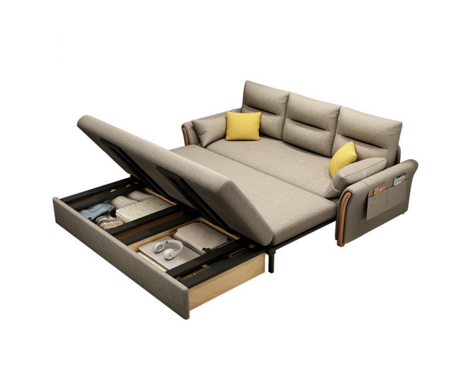 鹤铭家具 Home Furniture Product 《Simple Storage Sofa Bed》【图0】