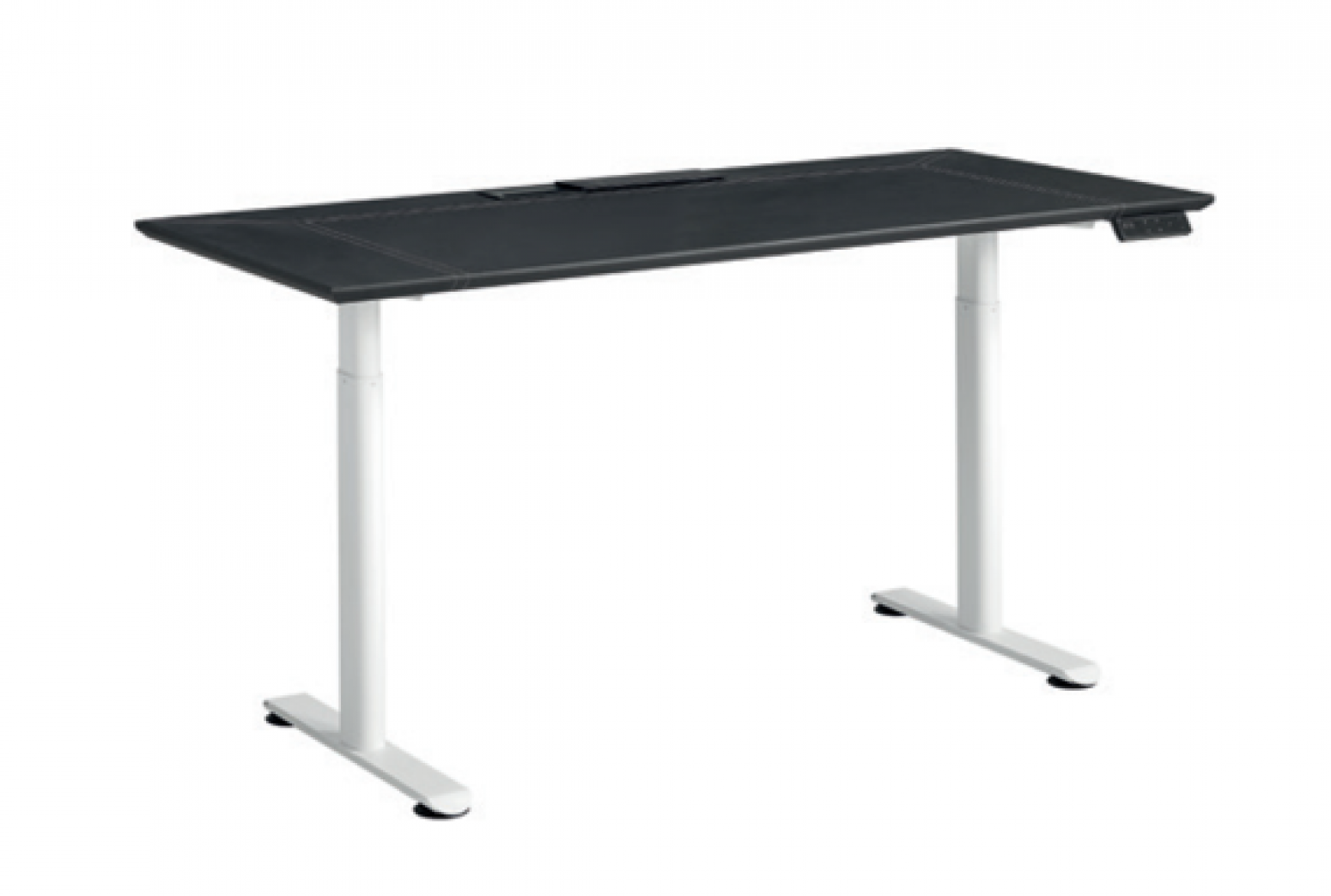 新桂宾 Office furniture Product 《Black and white color electric lifting table》【图0】