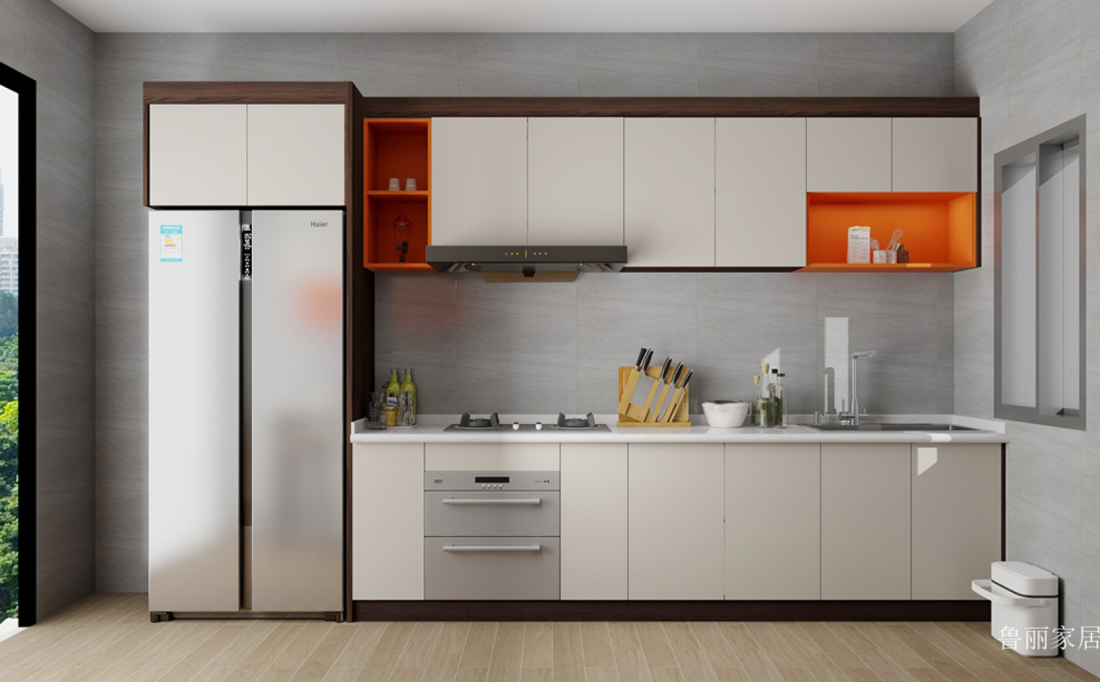 鲁丽家居 Home Furniture product 《Orange Fun Simple Cabinet》