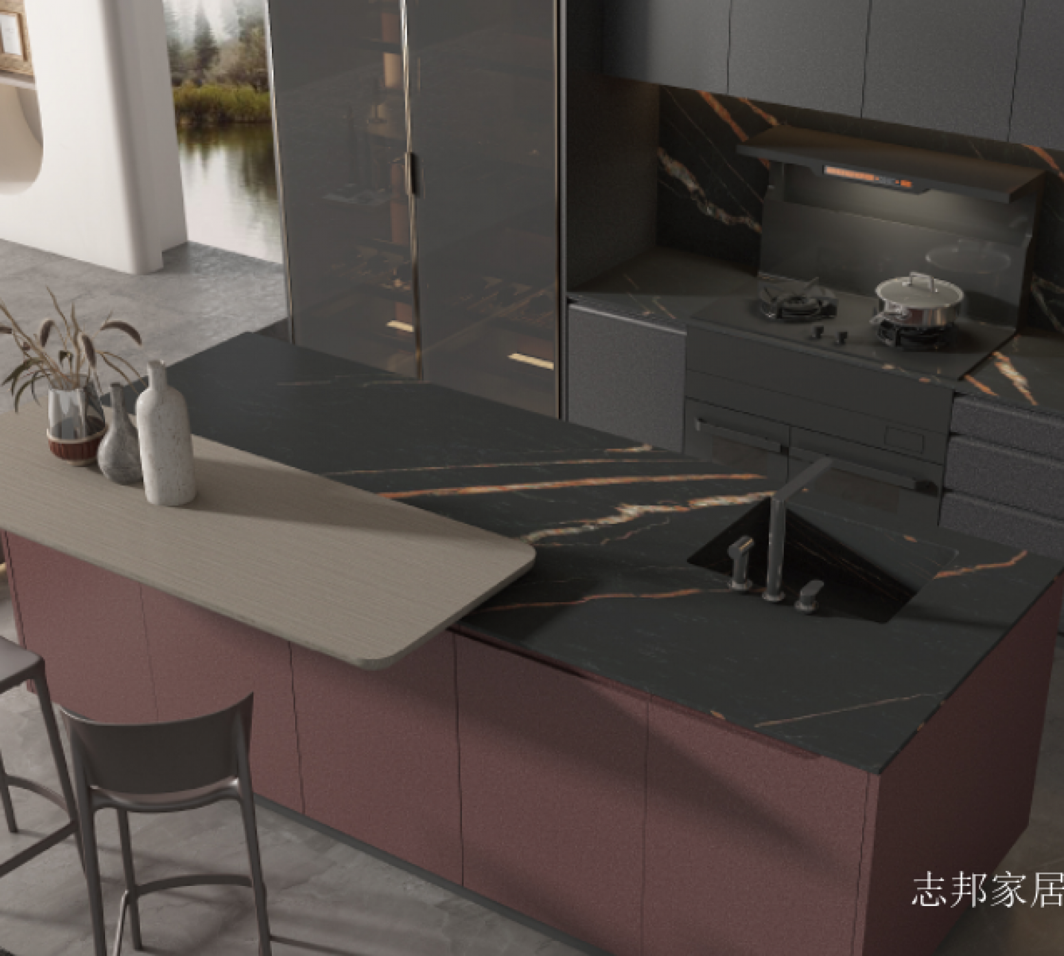 志邦家居 Bathroom furniture Product 《Junting Aurora Cabinet》 志邦家居 Bathroom furniture Product 《Junting Aurora Cabinet》【图2】