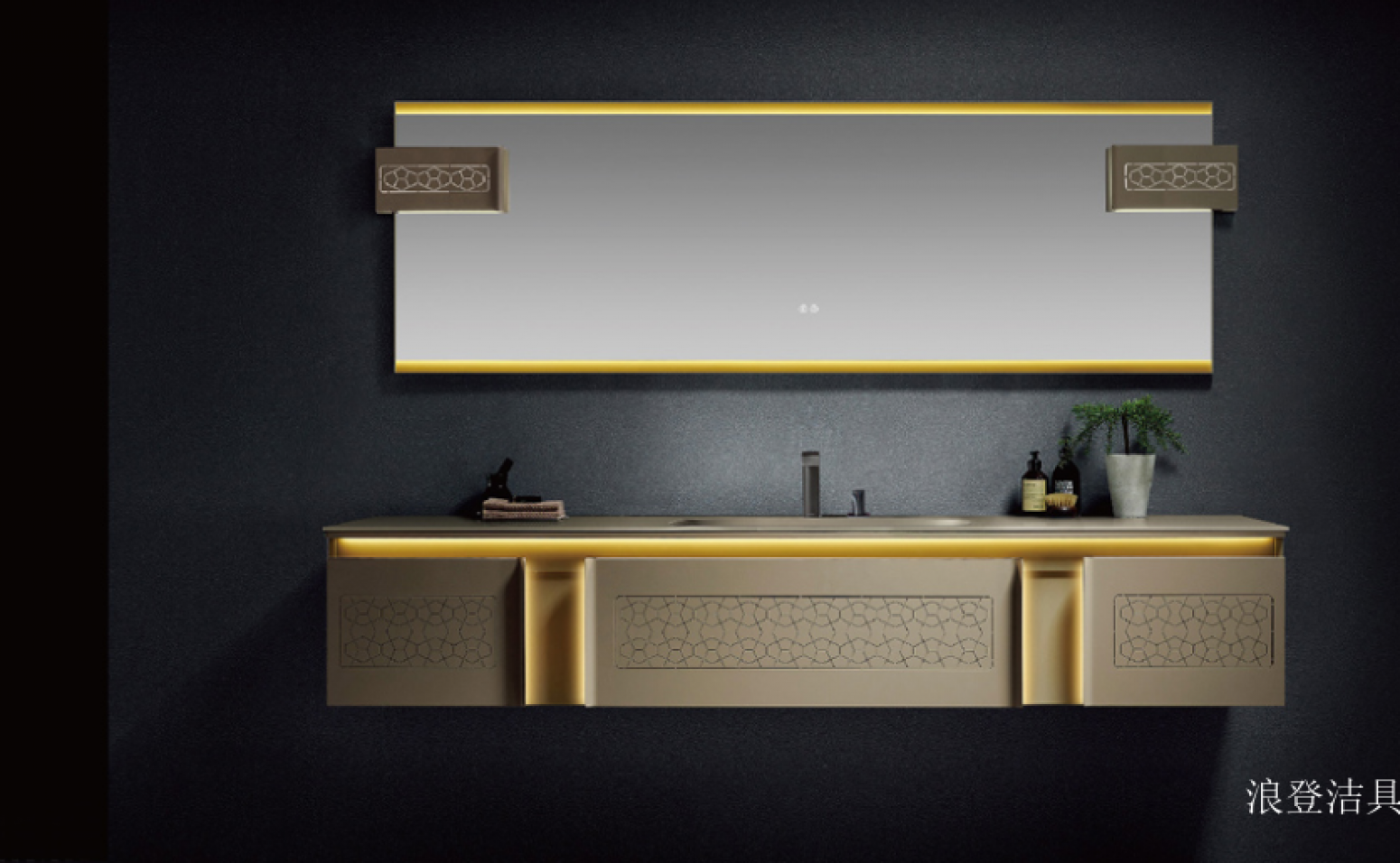 浪登洁具 Bathroom furniture Product 《Minimalist & Unique Bathroom Vanity》 浪登洁具 Bathroom furniture Product 《Minimalist & Unique Bathroom Vanity》【图0】