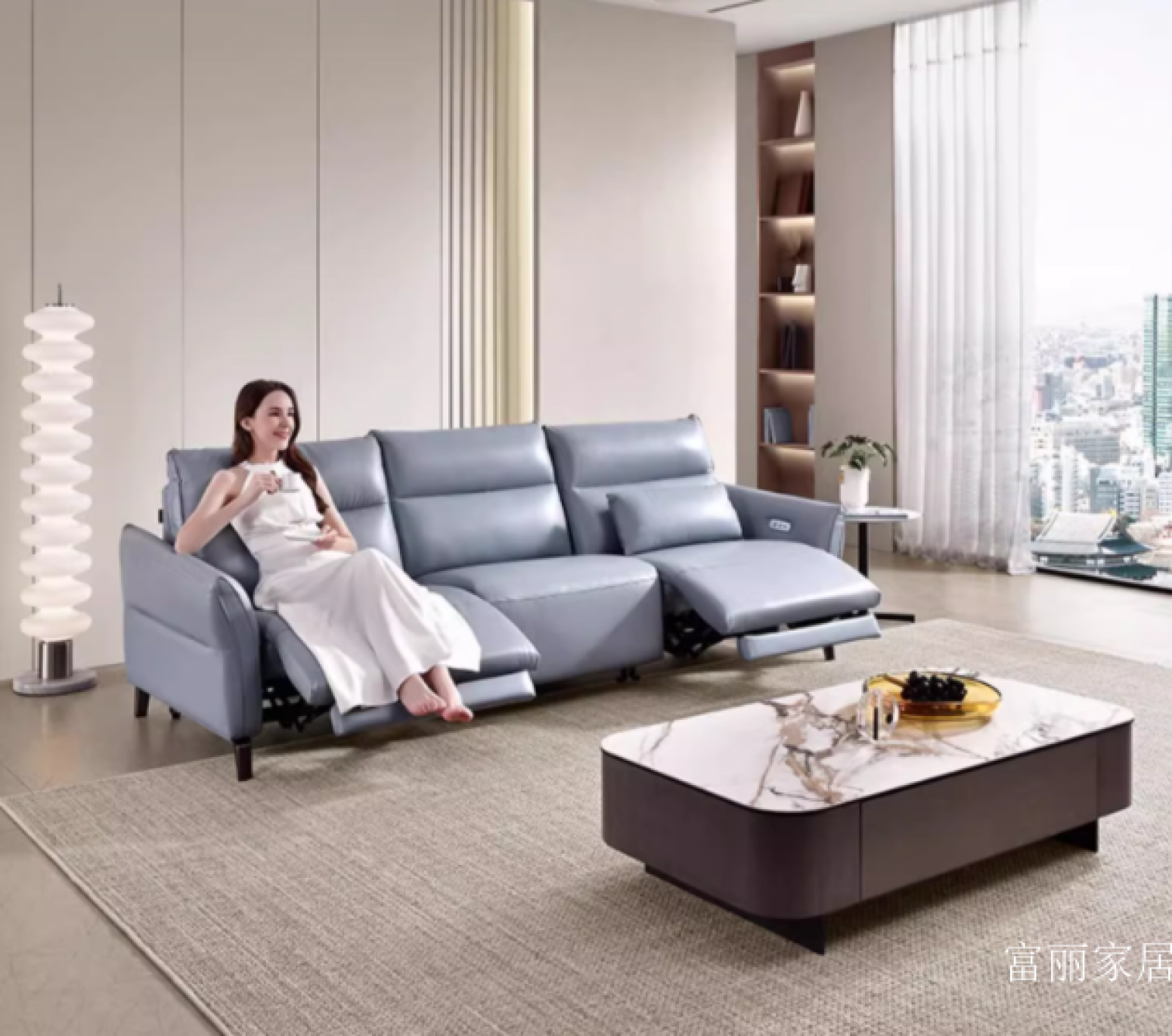 富丽家居 Smart home Product 《Modern and simple electric functional sofa》 富丽家居 Smart home Product 《Modern and simple electric functional sofa》【图1】