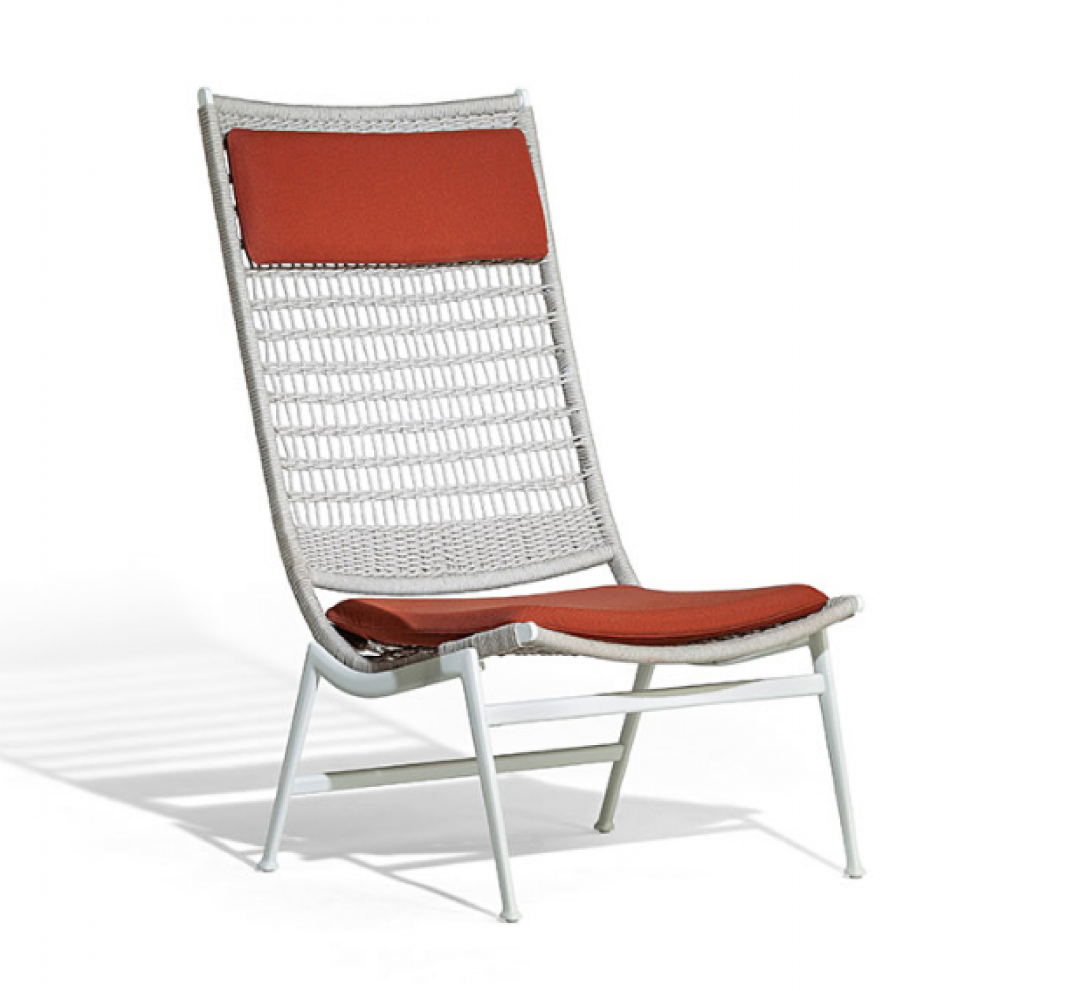 笋卯家居 Outdoor furniture Product 《Red and white rattan leisure chair》 笋卯家居 Outdoor furniture Product 《Red and white rattan leisure chair》【图1】