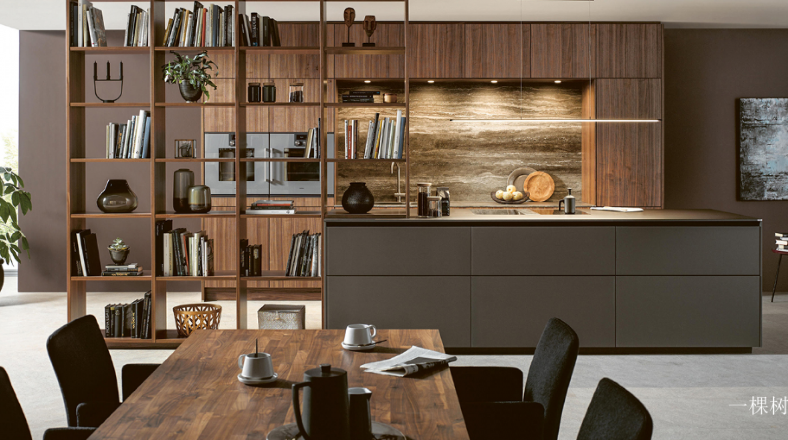 一棵树 Bathroom furniture Product 《Modern walnut island cabinets》 一棵树 Bathroom furniture Product 《Modern walnut island cabinets》【图1】