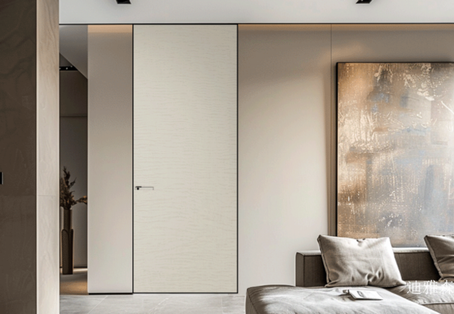 迪雅森 Home Furniture Product 《Velvet frost-grey wooden door》 迪雅森 Home Furniture Product 《Velvet frost-grey wooden door》【图1】