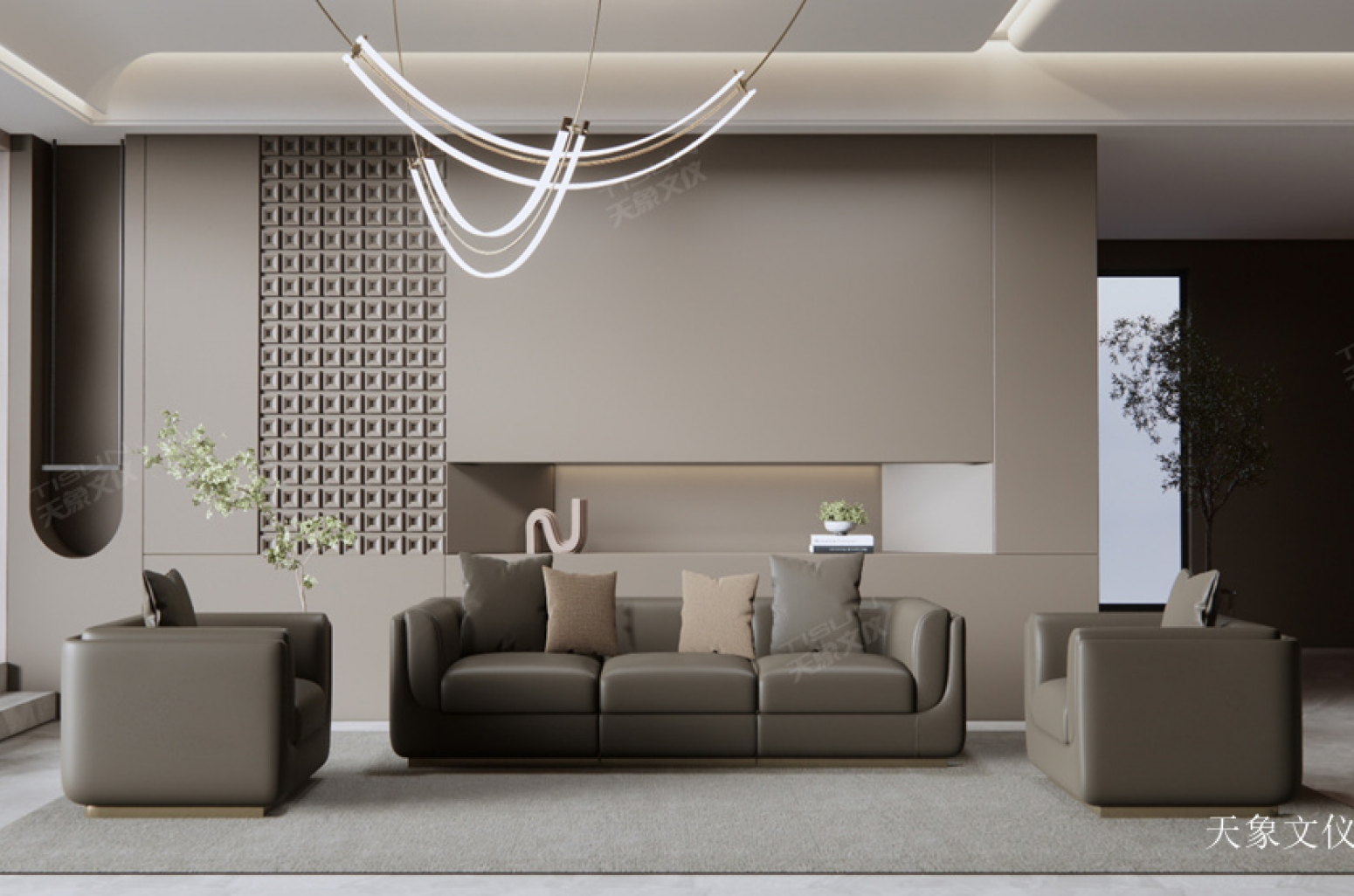 天象文仪 Office furniture Product 《Light luxury business office sofa》 天象文仪 Office furniture Product 《Light luxury business office sofa》【图1】