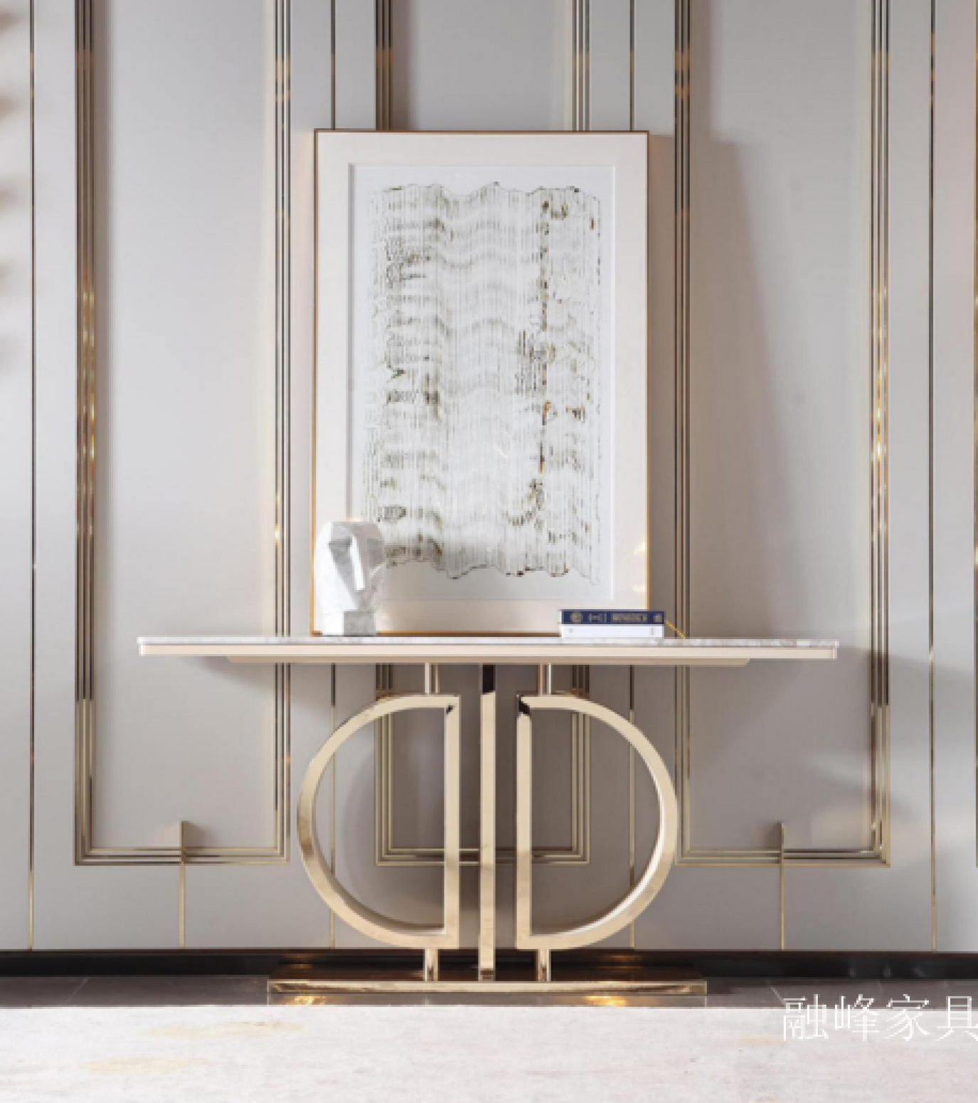 融峰家具 Home Furniture Product 《Light luxury entrance foyer cabinet》 融峰家具 Home Furniture Product 《Light luxury entrance foyer cabinet》【图0】