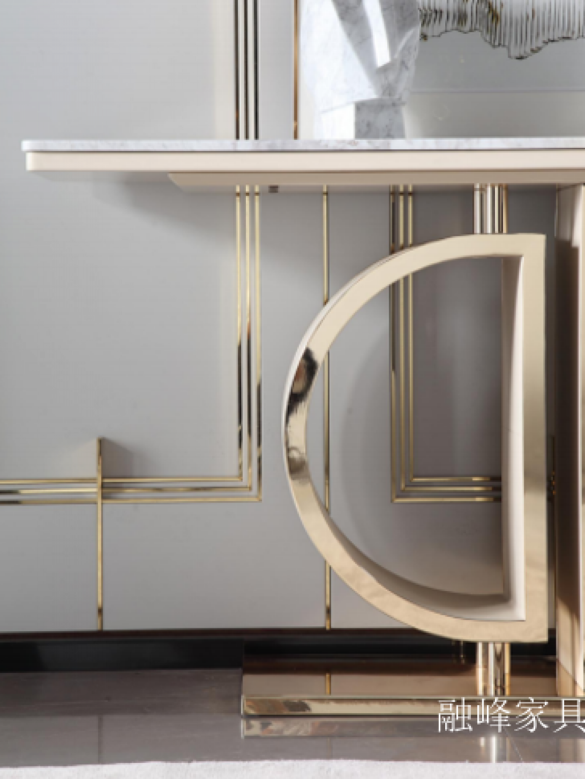 融峰家具 Home Furniture Product 《Light luxury entrance foyer cabinet》 融峰家具 Home Furniture Product 《Light luxury entrance foyer cabinet》【图1】