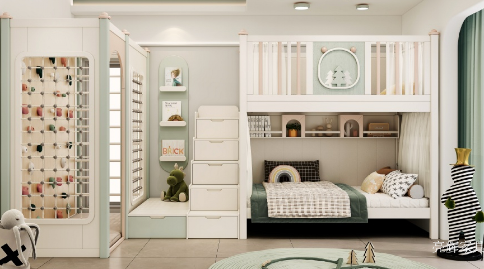 亮辉家具 Children's furniture Product 《Treehouse children's bed》 亮辉家具 Children's furniture Product 《Treehouse children's bed》【图0】