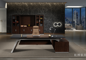 Product picture:Furniture factory 虹桥家具 Office furniture product name 《President business atmosphere desk》议价