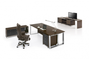 Product picture:Furniture factory 虹桥家具 Office furniture product name 《Business simple solid wood desk》议价