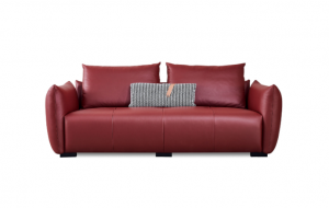 Product picture:Furniture factory 美升娜 Home Furniture product name 《Wine red modern leather sofa》议价