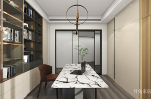 Product picture:Furniture factory 月兔家居 Home Furniture product name 《A simple and elegant marble study》议价