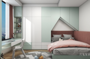 Product picture:Furniture factory 月兔家居 Children's furniture product name 《Mint Green Fun Children's Room》议价