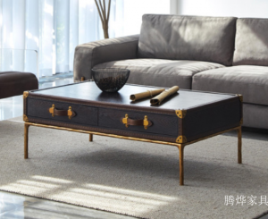 Product picture:Furniture factory 腾烨家具 Home Furniture product name 《Retro suitcase and light luxury coffee table》议价
