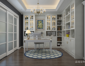 Product picture:Furniture factory 品冠定制 Home Furniture product name 《French Elegant Study》议价