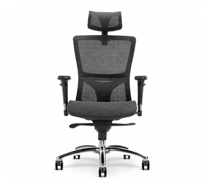 Product picture:Furniture factory 泉琪家具 Office furniture product name 《Black fully transparent net office chair》议价