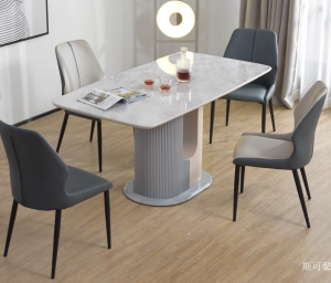 Product picture：Furniture factory 斯可馨 Home Furniture product name 《Stone slab dining table》议价
