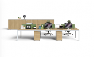 Product picture：Furniture factory巨米家具Office furnitureproduct name《RS booth desk》议价