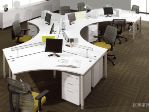 Product picture：Furniture factory巨米家具Office furnitureproduct name《Fashionable office desk》议价