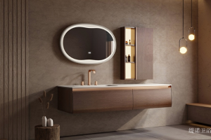 Product picture：Furniture factory缇诺卫浴Bathroom furnitureproduct name《Tia bathroom cabinet》议价