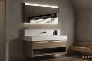Product picture：Furniture factory缇诺卫浴Bathroom furnitureproduct name《Philo bathroom cabinet》议价