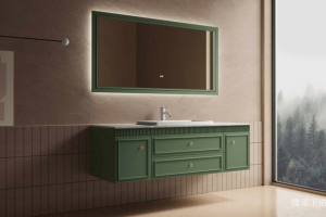 Product picture：Furniture factory缇诺卫浴Bathroom furnitureproduct name《Portia bathroom cabinet》议价