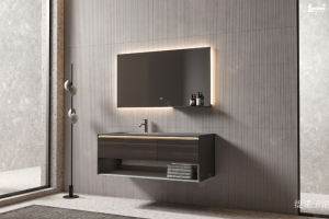Product picture：Furniture factory缇诺卫浴Bathroom furnitureproduct name《Eden bathroom cabinet》议价