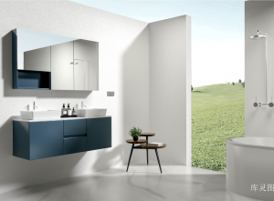 Product picture：Furniture factory库灵图Bathroom furnitureproduct name《Pleasure bathroom cabinet》议价