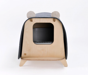 Product picture：Furniture factory大木姜Pet furnitureproduct name《Semi-enclosed cat bed》议价