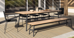 Product picture：Furniture factory唯尼可Outdoor furnitureproduct name《Teak dining table》议价