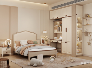 Product picture：Furniture factory鑫睿家具Children's furnitureproduct name《Ruimei Solid Wood children's bed》议价
