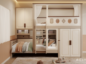 Product picture：Furniture factory鑫睿家具Children's furnitureproduct name《Ruimei Storage Children's Bed》议价